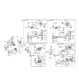 Diagram for 1991 Hyundai Elantra Engine Mount Bracket - 21830-28200