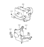 Diagram for 1994 Hyundai Elantra ABS Control Module - 58910-28300