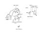 Diagram for 1993 Hyundai Elantra Wheelhouse - 86811-28000