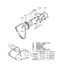 Diagram for Hyundai Elantra Water Pump - 25100-33001