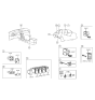 Diagram for Hyundai Elantra Mirror Switch - 93530-28000