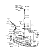 Diagram for 1992 Hyundai Elantra Fuel Filler Hose - 31036-28500