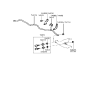 Diagram for 1991 Hyundai Elantra Sway Bar Link - 54830-28000