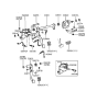 Diagram for 1994 Hyundai Elantra Brake Pedal - 32810-28010