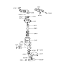 Diagram for 1991 Hyundai Elantra Air Duct - 28138-33410