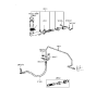 Diagram for 1993 Hyundai Elantra Hydraulic Hose - 41640-28000