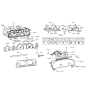 Diagram for 1994 Hyundai Elantra Speedometer - 94210-28000