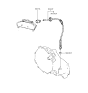 Diagram for 1990 Hyundai Excel Speedometer Cable - 94240-24004