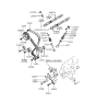 Diagram for 1995 Hyundai Elantra Camshaft - 24200-33010