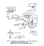 Diagram for 1991 Hyundai Excel Door Striker - 81350-33010