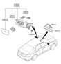 Diagram for 2016 Hyundai Azera Car Mirror - 87620-3V900