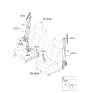 Diagram for 2013 Hyundai Azera Seat Belt - 88810-3V500-RY