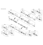 Diagram for 2016 Hyundai Azera Axle Shaft - 49500-3V510