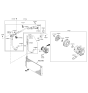 Diagram for Hyundai Azera A/C Expansion Valve - 97626-C1000