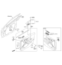 Diagram for Hyundai Azera Power Window Switch - 93570-3V333-RY