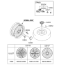 Diagram for 2016 Hyundai Azera Wheel Cover - 52960-3V200
