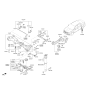 Diagram for 2016 Hyundai Azera Trailing Arm - 55280-3V200