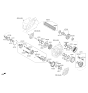 Diagram for Hyundai Santa Fe Transfer Case Bearing - 45737-3B100