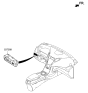 Diagram for 2016 Hyundai Azera Dimmer Switch - 93700-3VCA0-YDA