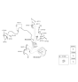 Diagram for Hyundai Azera Brake Line - 58732-3V900