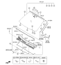 Diagram for 2013 Hyundai Azera Weather Strip - 86152-3V000