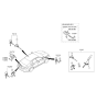 Diagram for 2011 Hyundai Azera Door Lock - 81250-3VA00