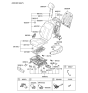 Diagram for Hyundai Azera Seat Motor - 88581-3S100