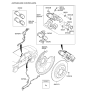 Diagram for Hyundai Azera Brake Dust Shield - 58243-3V500