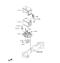 Diagram for 2016 Hyundai Azera Battery Terminal - 37180-3V211