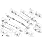 Diagram for Hyundai Genesis G90 CV Joint - 495L3-T1000