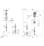 Diagram for Hyundai Genesis G80 Bump Stop - 54626-T1050