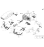 Diagram for Hyundai Genesis G90 Air Filter Box - 971A9-T6000