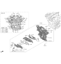 Diagram for 2022 Hyundai Genesis GV70 Water Pump - 25100-3N100