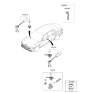 Diagram for Hyundai Genesis G90 Car Key - 81996-CU000