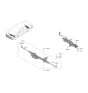 Diagram for Hyundai Genesis Electrified G80 Tie Rod End - 56820-T1100