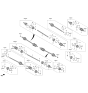 Diagram for 2022 Hyundai Ioniq 5 CV Joint - 495A1-GI000