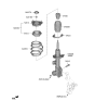 Diagram for 2023 Hyundai Ioniq 5 Shock Absorber - 54650-GI180