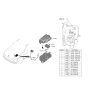 Diagram for Hyundai Kona Electric Fuse - 18980-09660