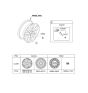 Diagram for Hyundai Ioniq 5 Spare Wheel - 52910-GI130