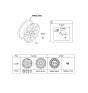 Diagram for Hyundai Ioniq 5 Wheel Cover - 52960-GI200