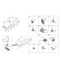 Diagram for 2022 Hyundai Ioniq 5 Tailgate Handle - 81820-GI000-CA