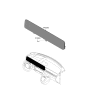 Diagram for 2022 Hyundai Ioniq 5 Speedometer - 94003-GI000-YPK