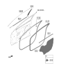 Diagram for Hyundai Ioniq 5 Door Seal - 82210-GI000