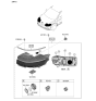 Diagram for 2023 Hyundai Ioniq 5 Light Control Module - 92180-GI050