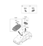 Diagram for 2023 Hyundai Ioniq 5 Dome Light - 92800-GI000-YGU