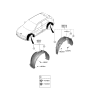 Diagram for Hyundai Ioniq 5 Wheelhouse - 86811-GI000