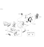 Diagram for 2023 Hyundai Ioniq 5 Seat Cushion - 88200-GI331-NFD