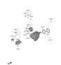 Diagram for 2022 Hyundai Ioniq 5 Brake Master Cylinder Reservoir - 58520-GI000