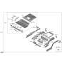 Diagram for 2023 Hyundai Ioniq 5 Floor Pan - 65500-GI000