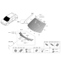 Diagram for 2022 Hyundai Ioniq 5 Windshield - 86111-GI090